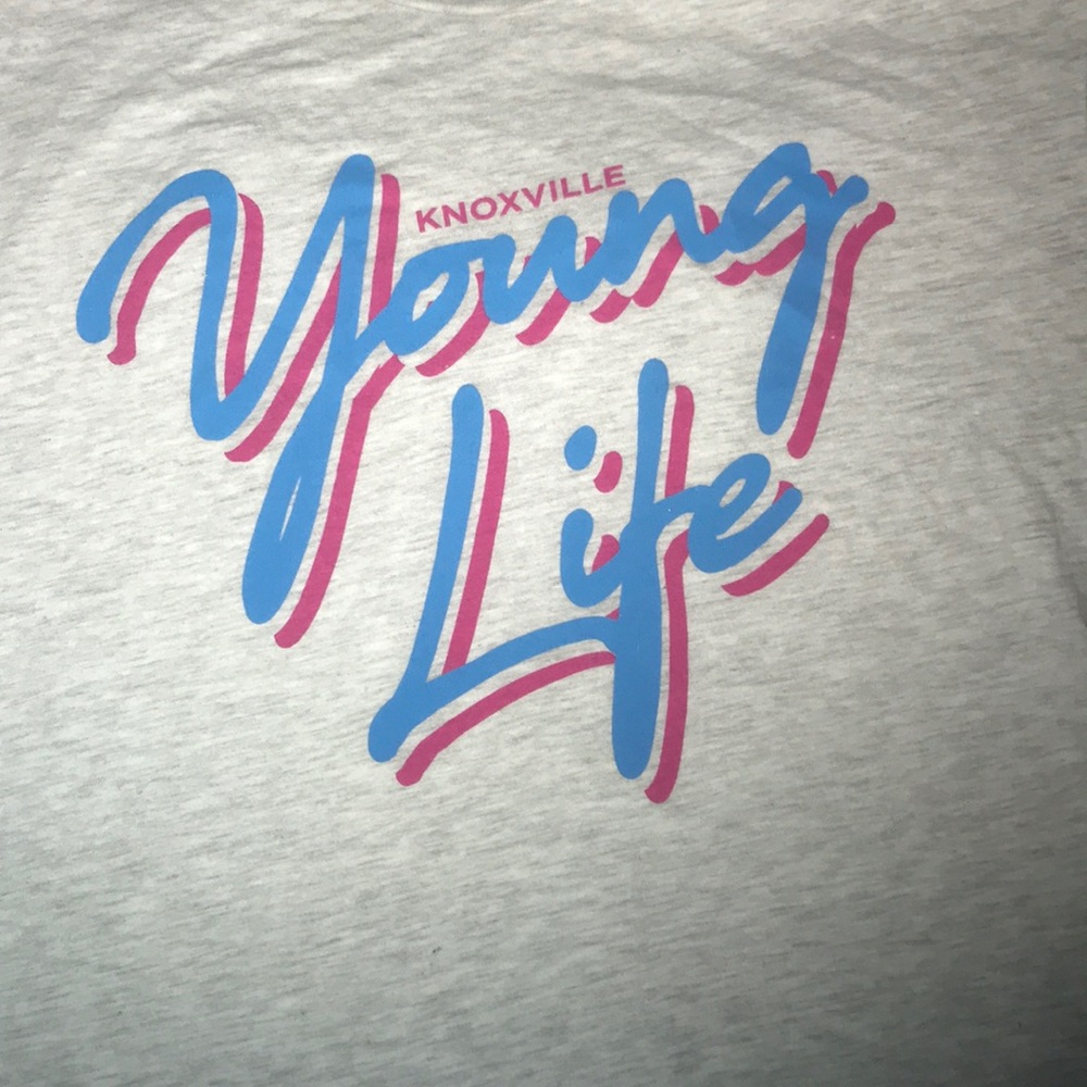 Grey Young Life Top